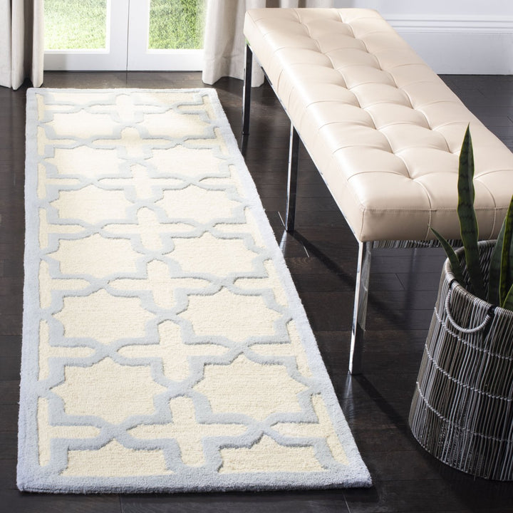 SAFAVIEH Cambridge CAM125F Ivory / Light Blue Rug Image 3