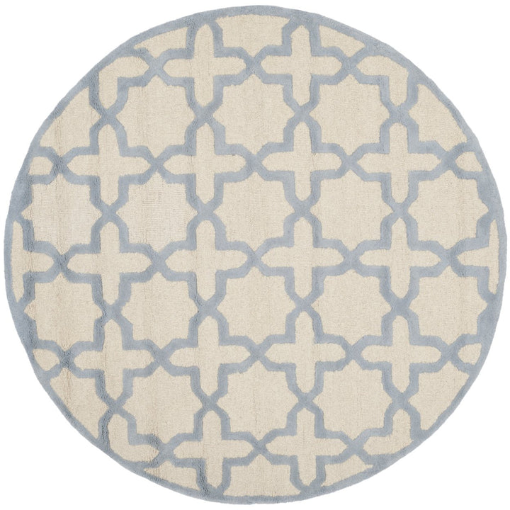 SAFAVIEH Cambridge CAM125F Ivory / Light Blue Rug Image 1