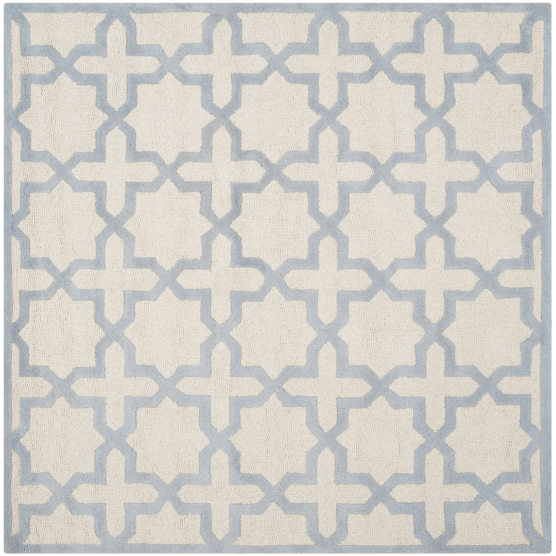 SAFAVIEH Cambridge CAM125F Ivory / Light Blue Rug Image 6