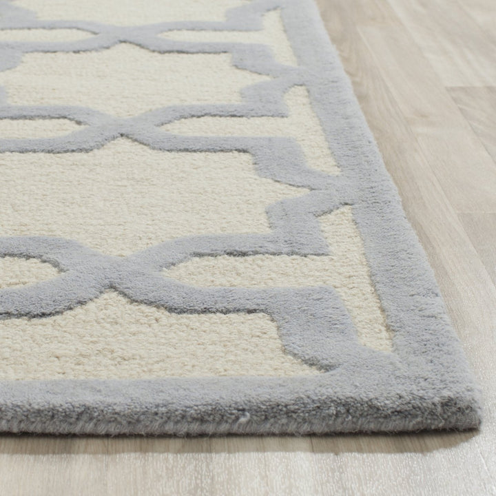 SAFAVIEH Cambridge CAM125F Ivory / Light Blue Rug Image 7