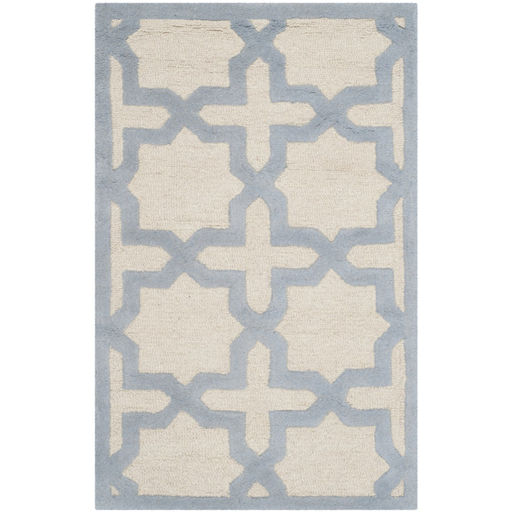 SAFAVIEH Cambridge CAM125F Ivory / Light Blue Rug Image 8