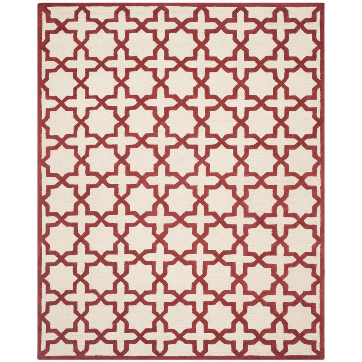 SAFAVIEH Cambridge CAM125I Handmade Ivory / Rust Rug Image 1