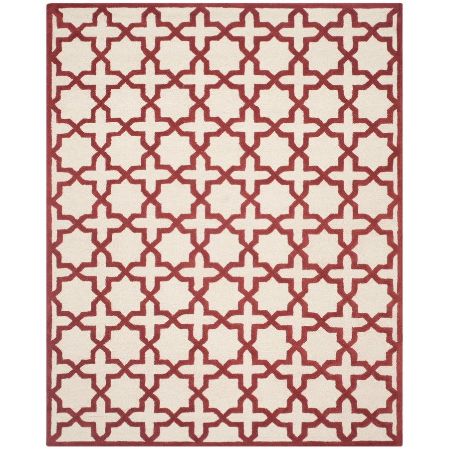 SAFAVIEH Cambridge CAM125I Handmade Ivory / Rust Rug Image 1