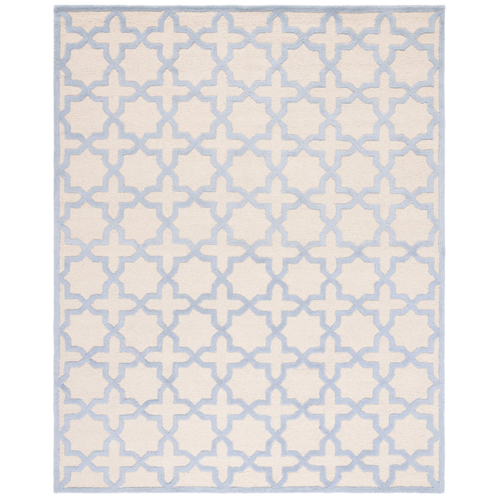 SAFAVIEH Cambridge CAM125F Ivory / Light Blue Rug Image 10