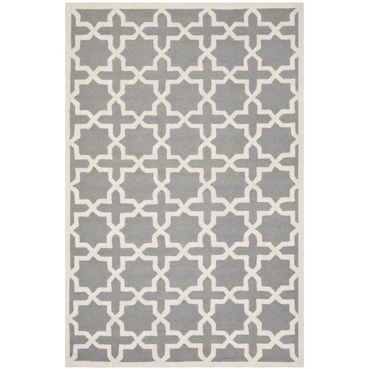 SAFAVIEH Cambridge CAM125D Handmade Silver /Ivory Rug Image 10