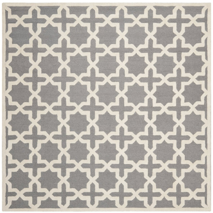 SAFAVIEH Cambridge CAM125D Handmade Silver /Ivory Rug Image 11