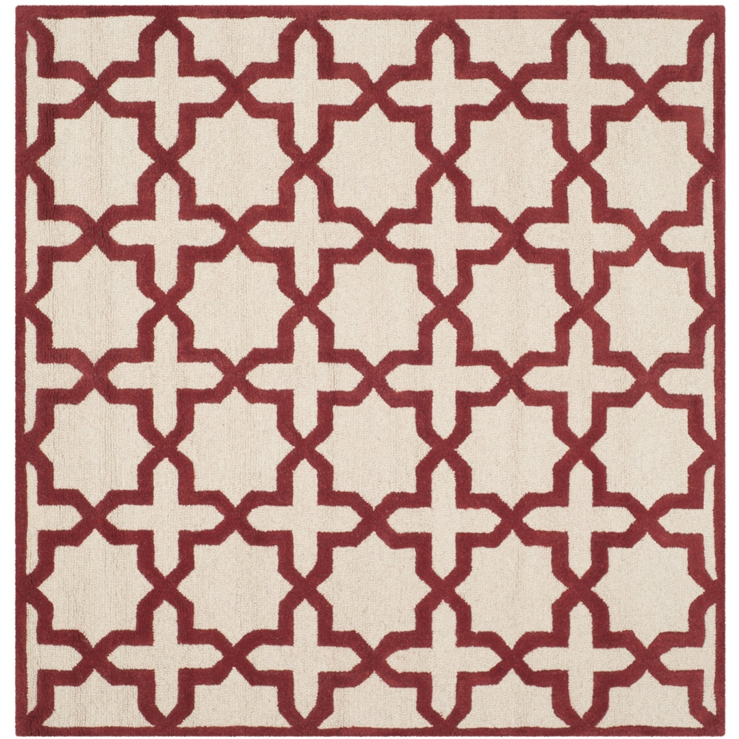 SAFAVIEH Cambridge CAM125I Handmade Ivory / Rust Rug Image 6