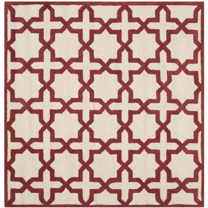 SAFAVIEH Cambridge CAM125I Handmade Ivory / Rust Rug Image 6