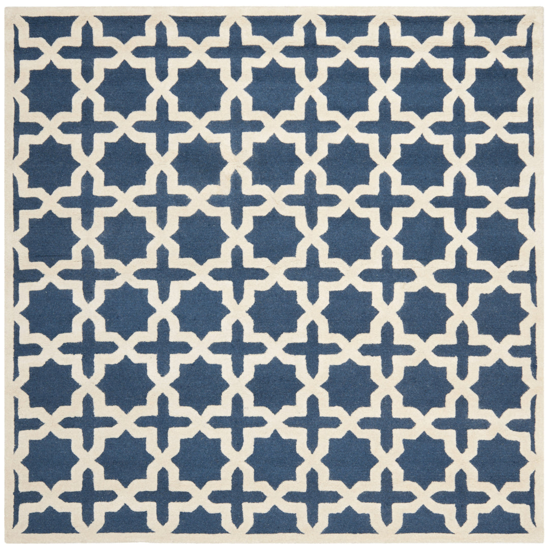 SAFAVIEH Cambridge CAM125G Navy Blue / Ivory Rug Image 8