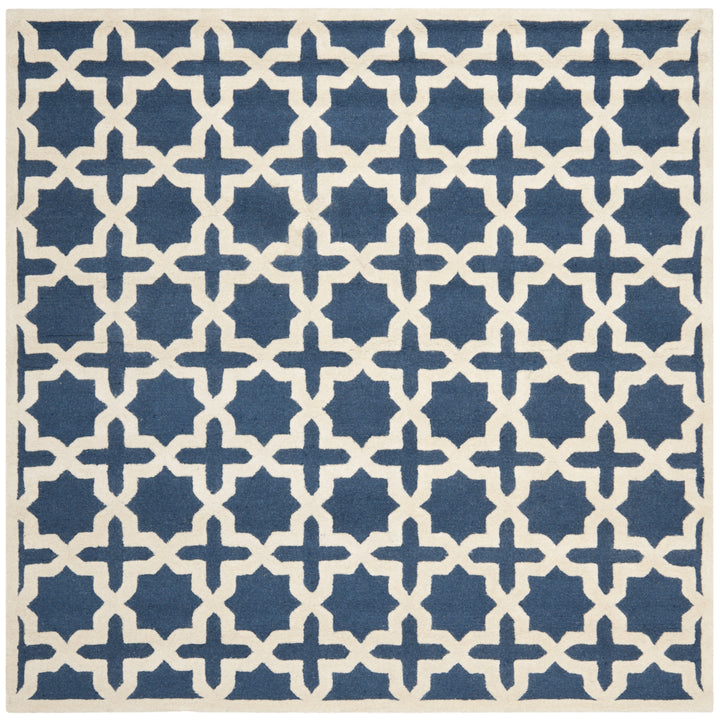 SAFAVIEH Cambridge CAM125G Navy Blue / Ivory Rug Image 8