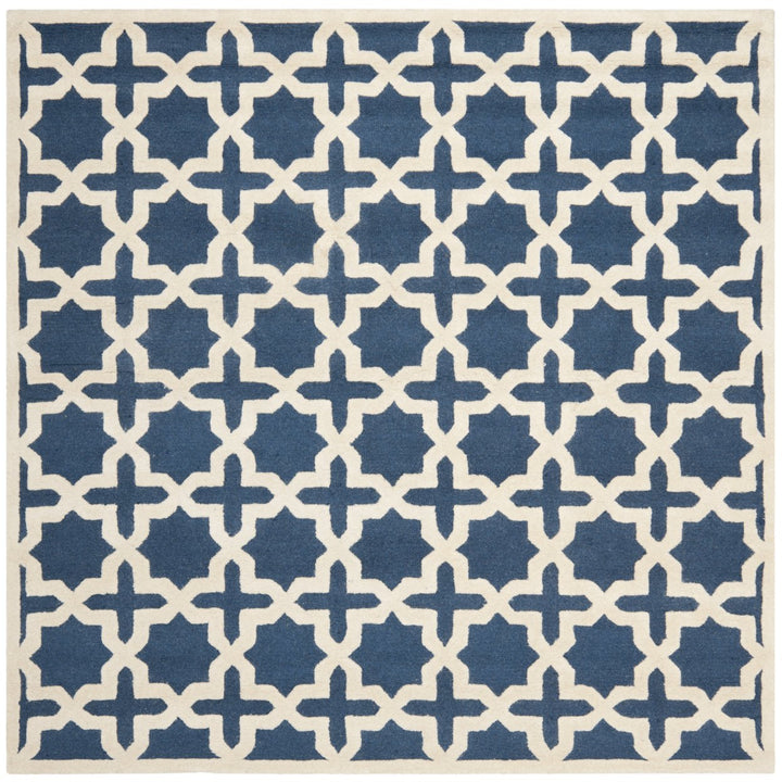 SAFAVIEH Cambridge CAM125G Navy Blue / Ivory Rug Image 1