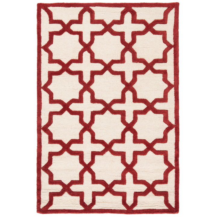 SAFAVIEH Cambridge CAM125I Handmade Ivory / Rust Rug Image 1