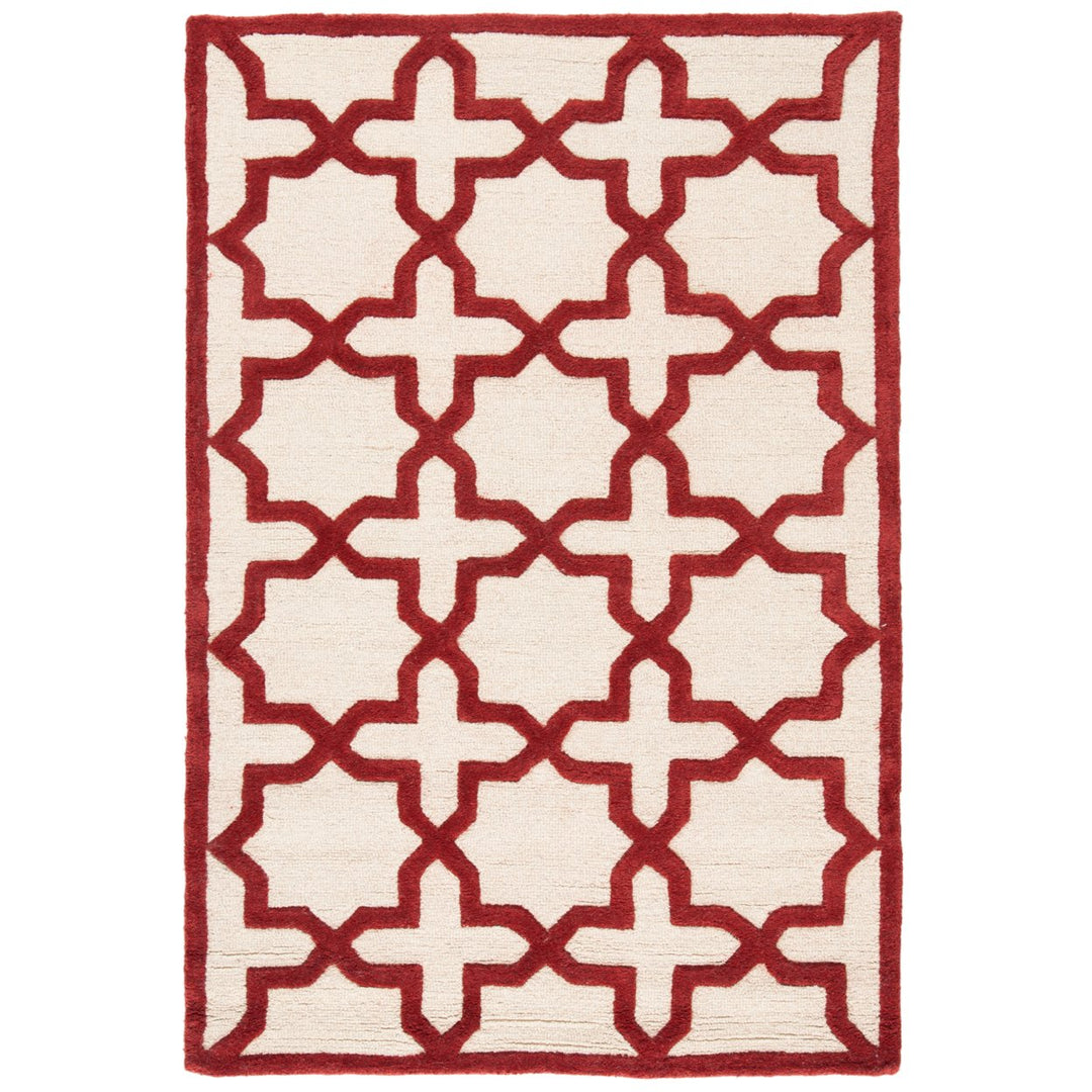 SAFAVIEH Cambridge CAM125I Handmade Ivory / Rust Rug Image 9