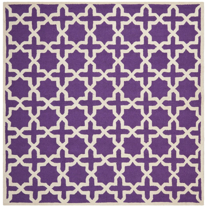 SAFAVIEH Cambridge CAM125K Handmade Purple /Ivory Rug Image 6