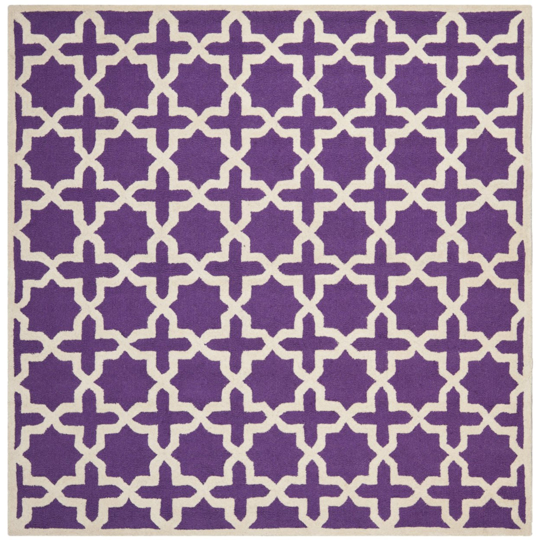 SAFAVIEH Cambridge CAM125K Handmade Purple /Ivory Rug Image 1