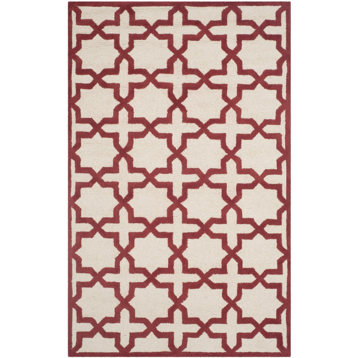 SAFAVIEH Cambridge CAM125I Handmade Ivory / Rust Rug Image 10