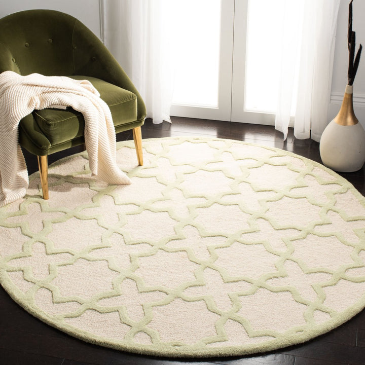 SAFAVIEH Cambridge CAM125N Ivory / Light Green Rug Image 2