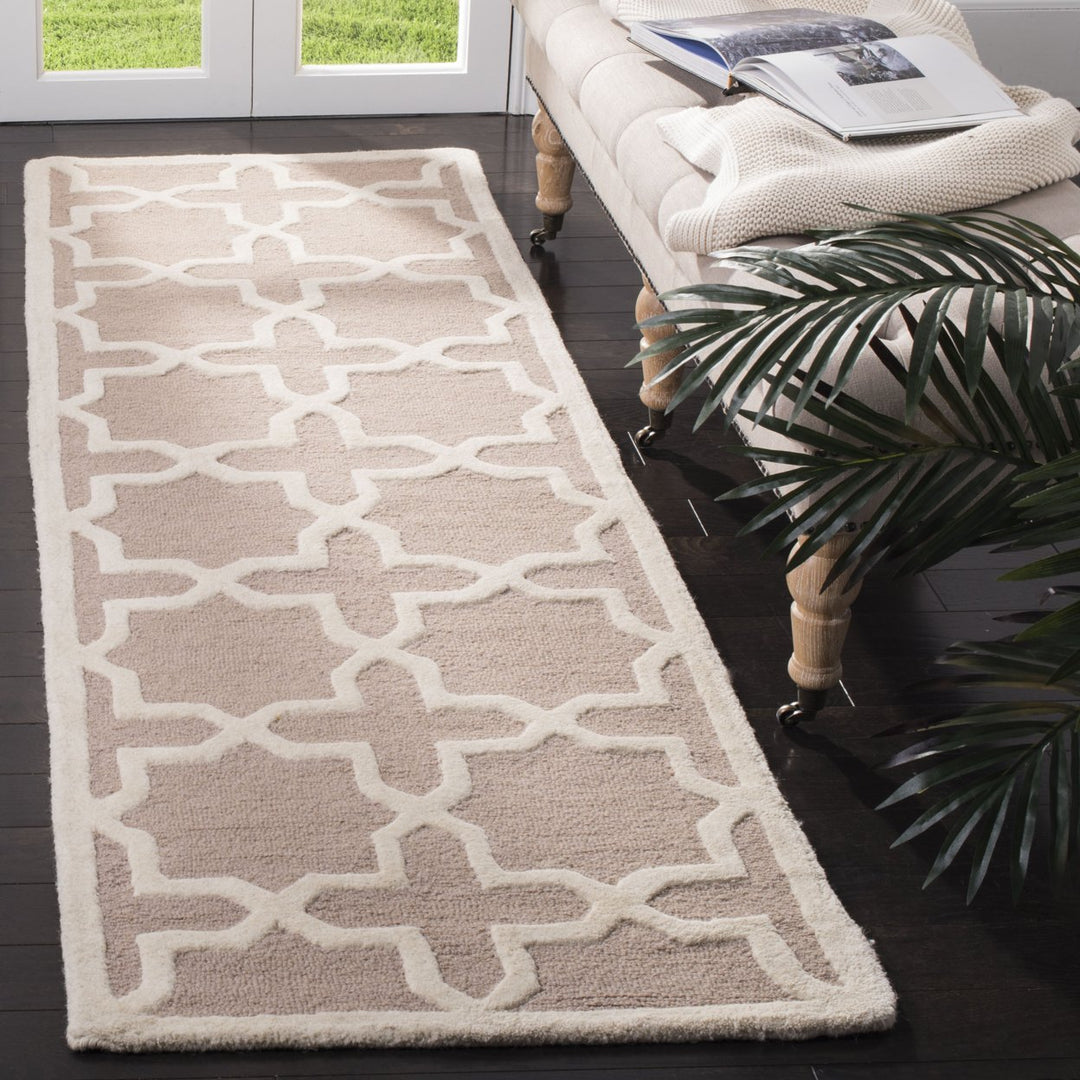 SAFAVIEH Cambridge CAM125J Handmade Beige / Ivory Rug Image 3