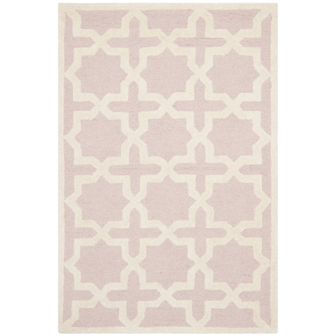 SAFAVIEH Cambridge CAM125M Light Pink / Ivory Rug Image 1