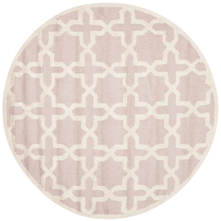 SAFAVIEH Cambridge CAM125M Light Pink / Ivory Rug Image 5