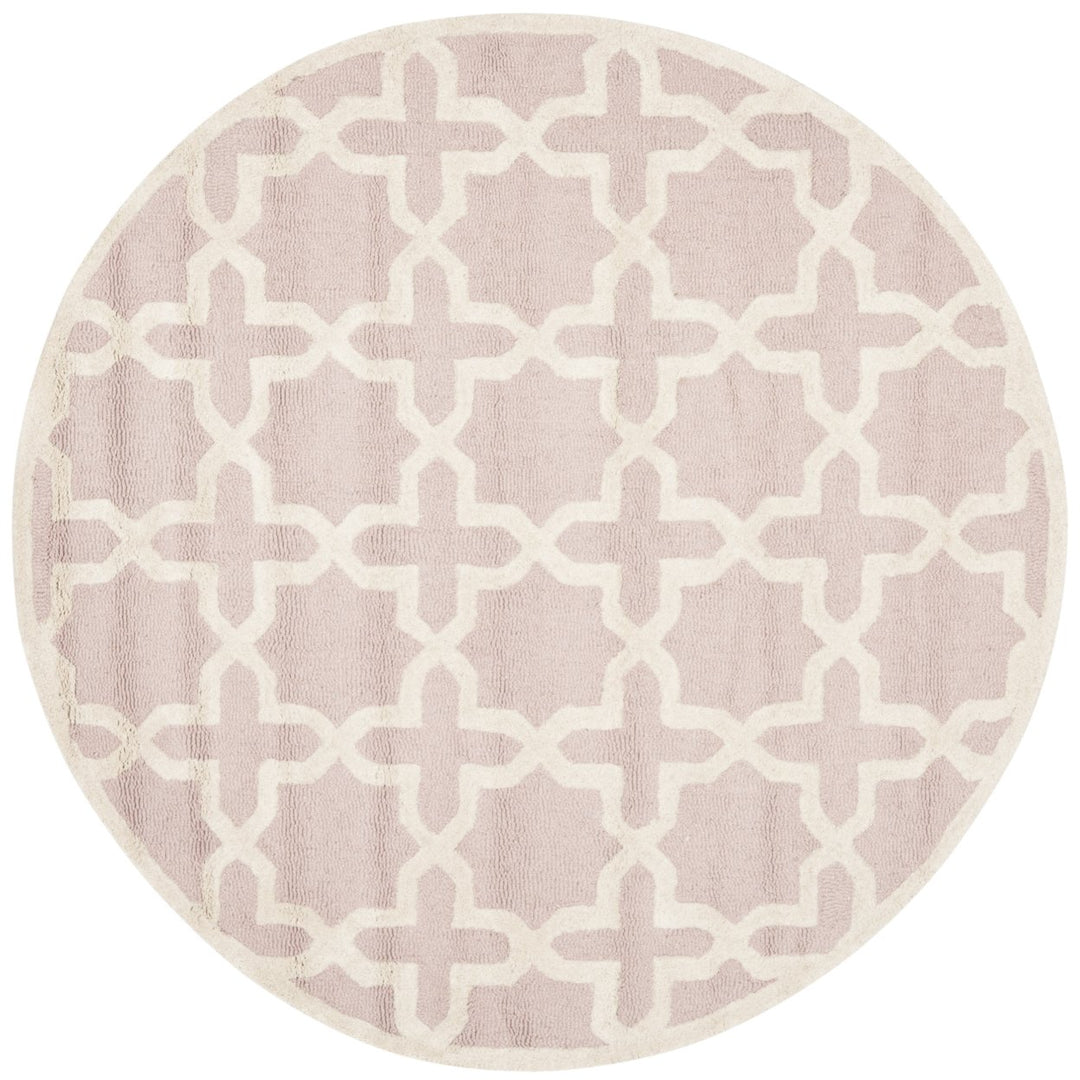 SAFAVIEH Cambridge CAM125M Light Pink / Ivory Rug Image 1