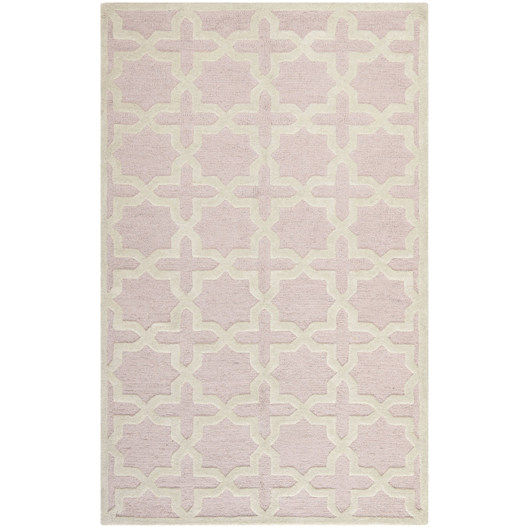 SAFAVIEH Cambridge CAM125M Light Pink / Ivory Rug Image 7