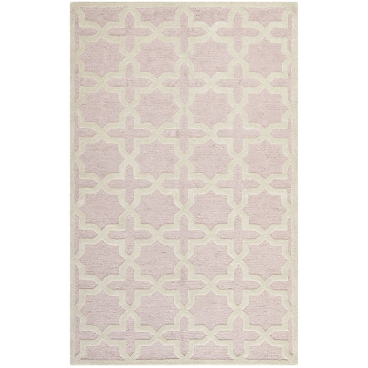 SAFAVIEH Cambridge CAM125M Light Pink / Ivory Rug Image 7