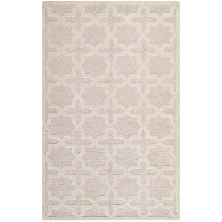 SAFAVIEH Cambridge CAM125M Light Pink / Ivory Rug Image 1