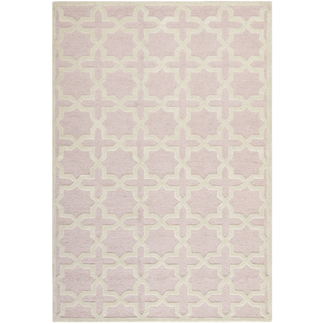 SAFAVIEH Cambridge CAM125M Light Pink / Ivory Rug Image 8