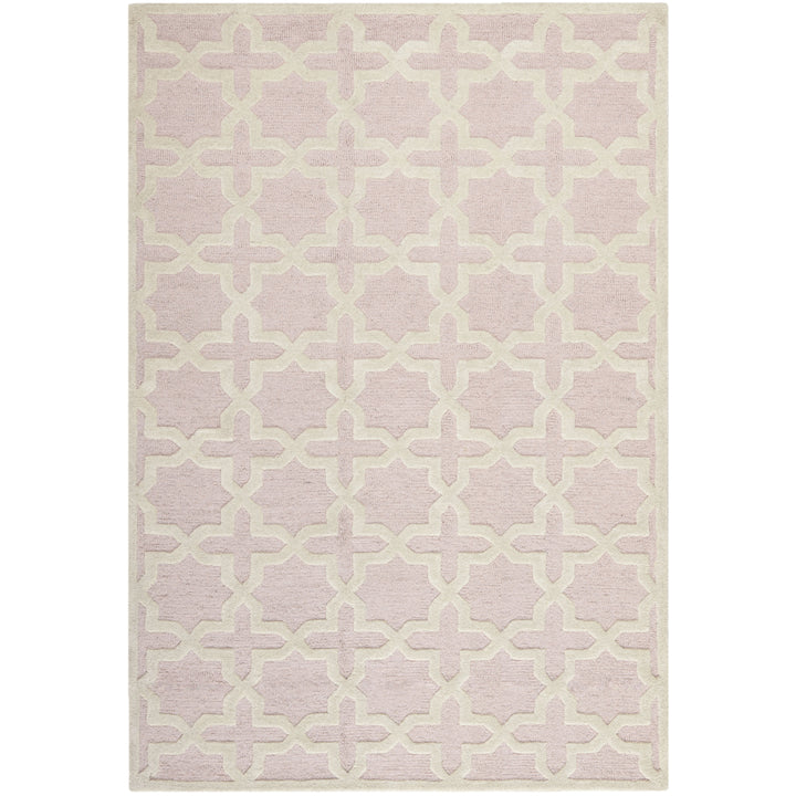 SAFAVIEH Cambridge CAM125M Light Pink / Ivory Rug Image 8