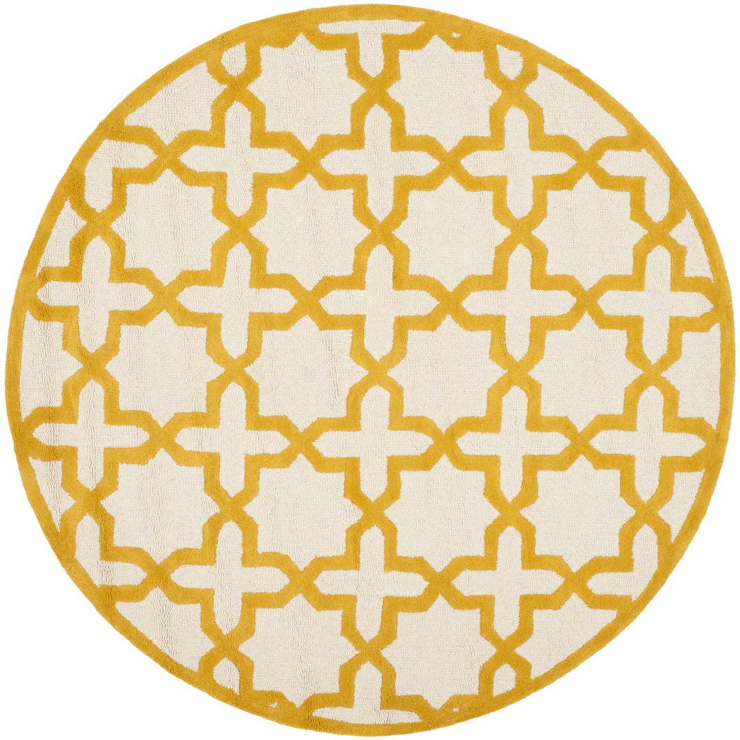 SAFAVIEH Cambridge CAM125U Handmade Ivory / Gold Rug Image 4