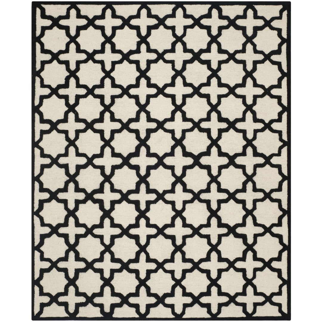 SAFAVIEH Cambridge CAM125W Handmade Ivory / Black Rug Image 1