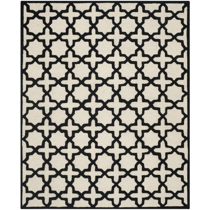 SAFAVIEH Cambridge CAM125W Handmade Ivory / Black Rug Image 1