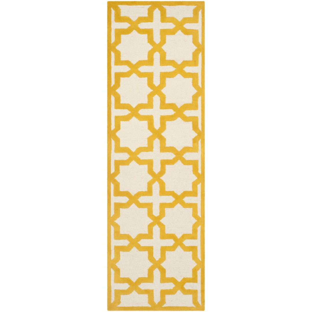 SAFAVIEH Cambridge CAM125U Handmade Ivory / Gold Rug Image 5