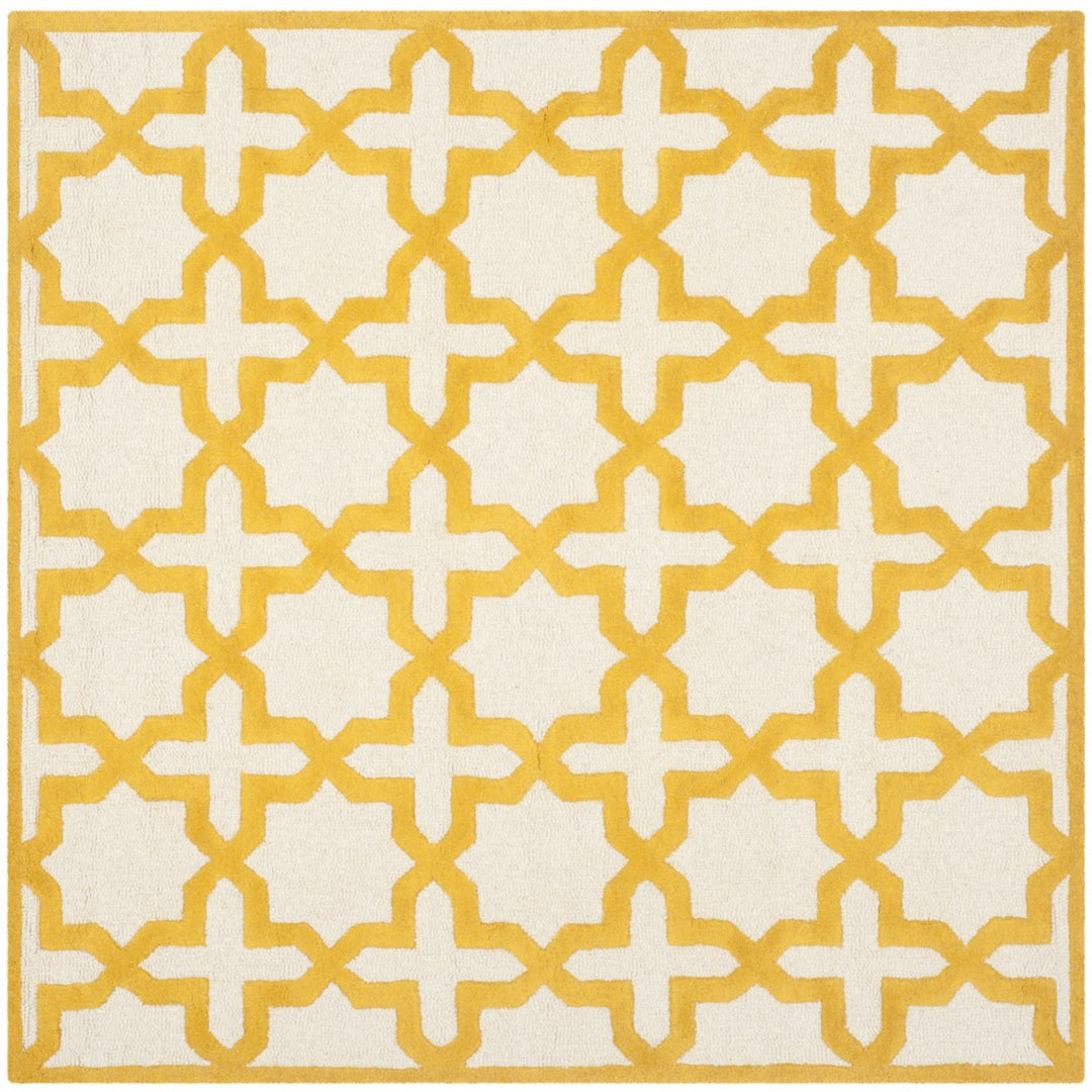 SAFAVIEH Cambridge CAM125U Handmade Ivory / Gold Rug Image 6