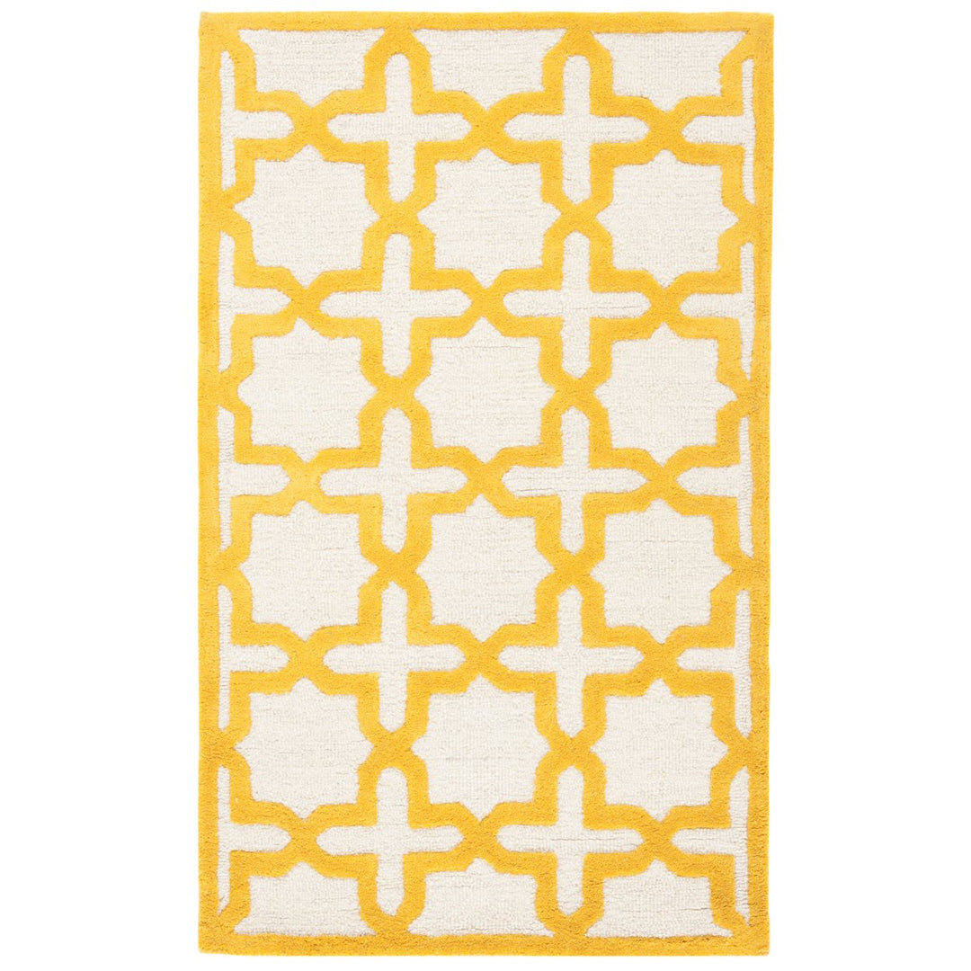 SAFAVIEH Cambridge CAM125U Handmade Ivory / Gold Rug Image 8