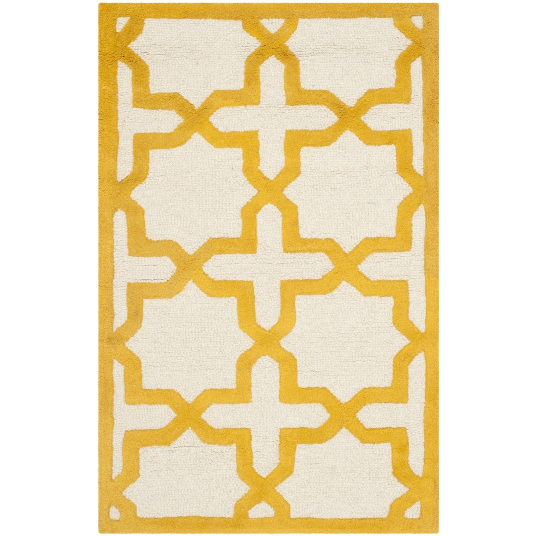 SAFAVIEH Cambridge CAM125U Handmade Ivory / Gold Rug Image 9