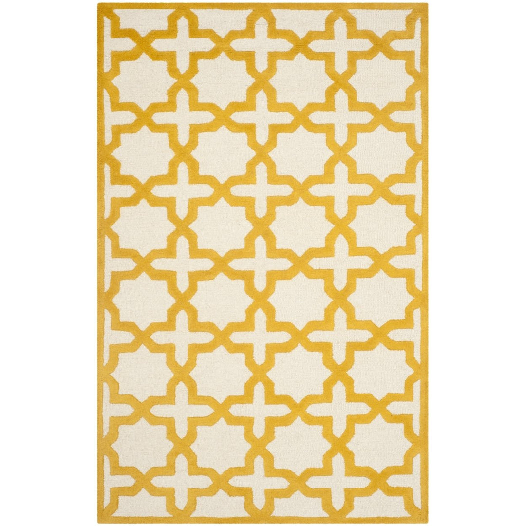 SAFAVIEH Cambridge CAM125U Handmade Ivory / Gold Rug Image 10