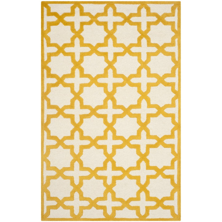 SAFAVIEH Cambridge CAM125U Handmade Ivory / Gold Rug Image 10