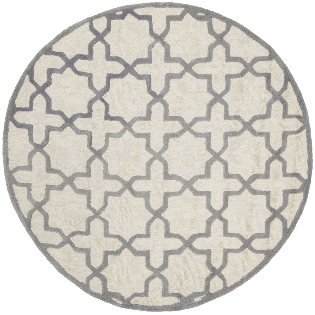 SAFAVIEH Cambridge CAM125Y Handmade Ivory /Silver Rug Image 4