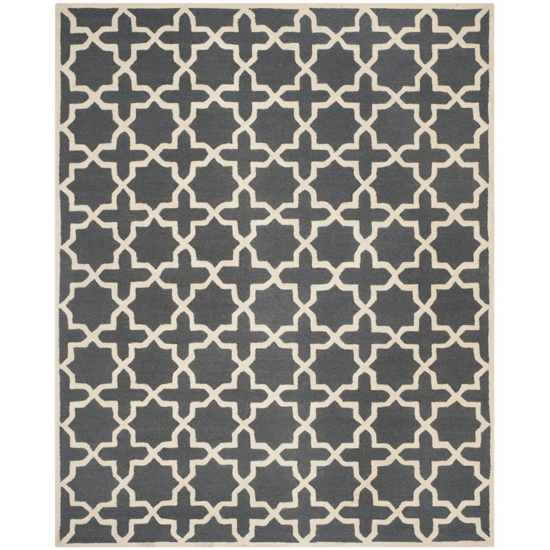 SAFAVIEH Cambridge CAM125X Dark Grey / Ivory Rug Image 1