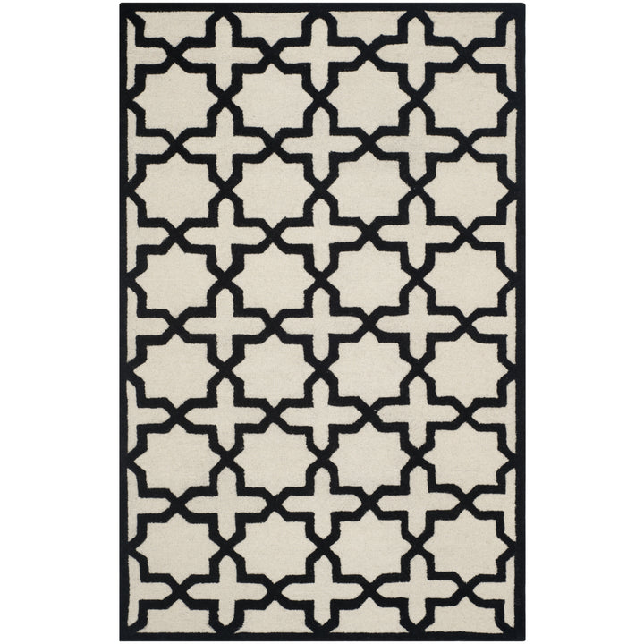 SAFAVIEH Cambridge CAM125W Handmade Ivory / Black Rug Image 10