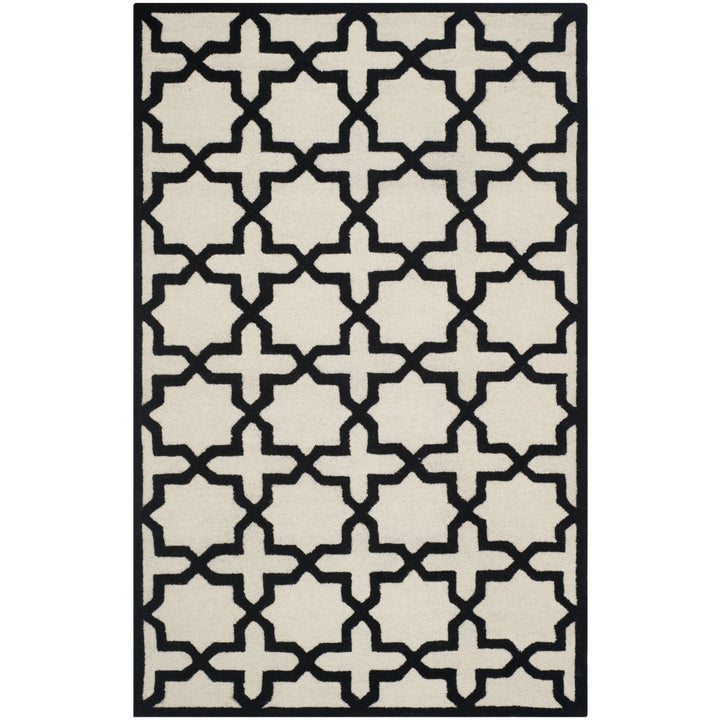 SAFAVIEH Cambridge CAM125W Handmade Ivory / Black Rug Image 1