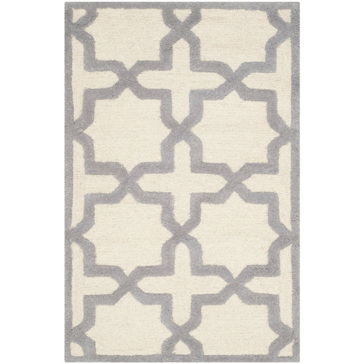 SAFAVIEH Cambridge CAM125Y Handmade Ivory /Silver Rug Image 8