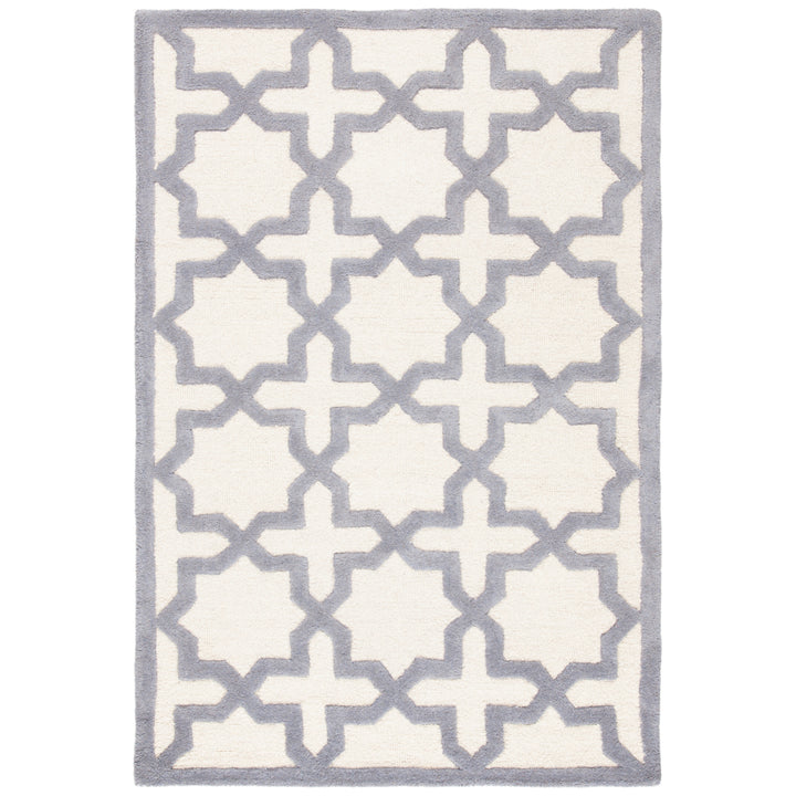 SAFAVIEH Cambridge CAM125Y Handmade Ivory /Silver Rug Image 9