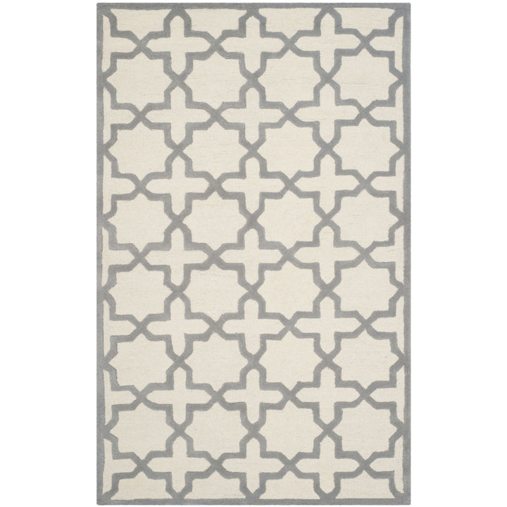 SAFAVIEH Cambridge CAM125Y Handmade Ivory /Silver Rug Image 10