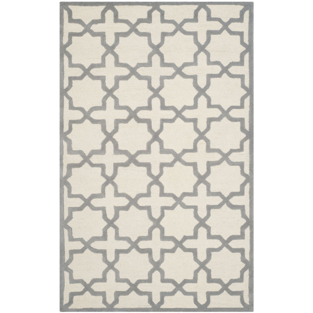 SAFAVIEH Cambridge CAM125Y Handmade Ivory /Silver Rug Image 1