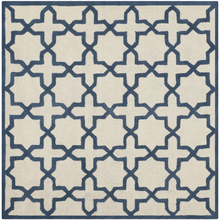 SAFAVIEH Cambridge CAM125Z Handmade Ivory / Navy Rug Image 1