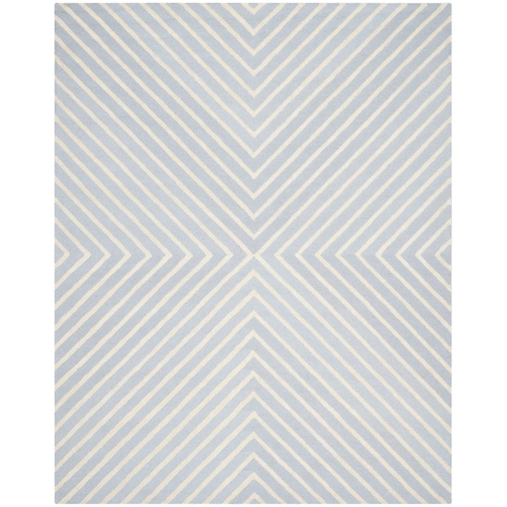 SAFAVIEH Cambridge CAM129A Light Blue / Ivory Rug Image 1