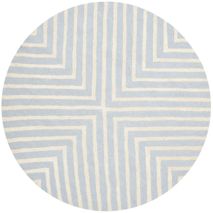 SAFAVIEH Cambridge CAM129A Light Blue / Ivory Rug Image 4